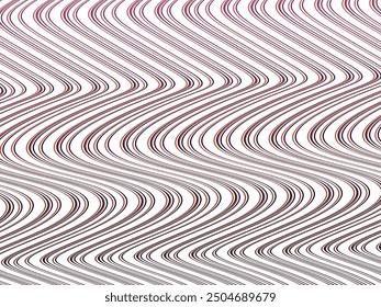 Abstract shining gardien wave lines on white background. Dynamic wave pattern. Modern flowing wavy lines. Futuristic technology concept. Suitable for posters, covers, brochures, flyers, websites, etc.