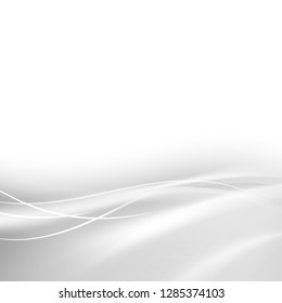 Abstract shining gray flow on light background. Vector illustration, contains transparencies, gradients and effects.