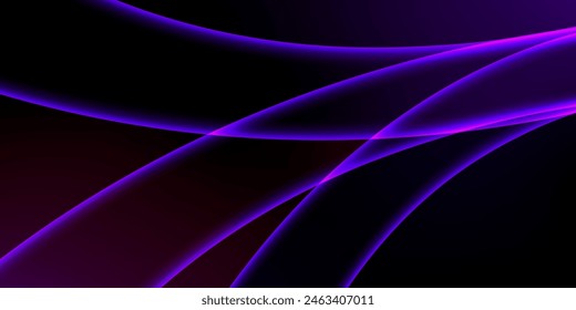 ABSTRACT SHINING LINE ON THE DARK BACKGROUND