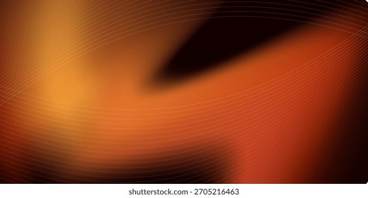 abstrakte, leuchtend rote Linie auf dunklem Hintergrund. Beleuchtung, Schablone, Form