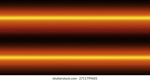 abstract shining red line on the dark background