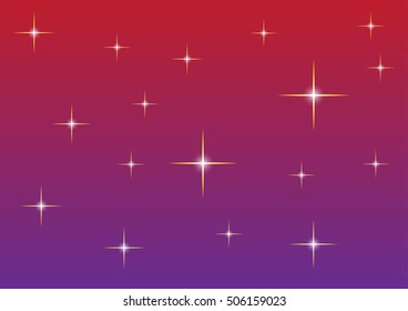 Abstract shining stars background