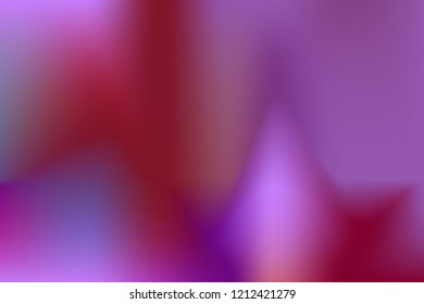 Abstract Shining Violet, Pink, Red Neon Wave Background. Colorful Blurred Gradient Design. Vector illustration. Cool Cosmic Mesh Abstraction. Northern Lights Effect