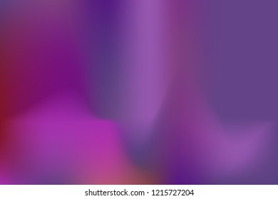 Abstract Shining Violet, Pink, Red Neon Wave Background. Colorful Blurred Gradient Design. Vector illustration. Cool Cosmic Mesh Abstraction. Northern Lights Effect