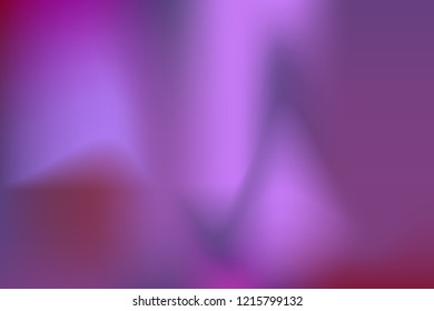 Abstract Shining Violet, Pink, Red Neon Wave Background. Colorful Blurred Gradient Design. Vector illustration. Cool Cosmic Mesh Abstraction. Northern Lights Effect