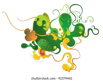 abstract shinning ornament pattern