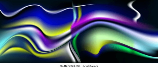 abstract shinning wave template background 2