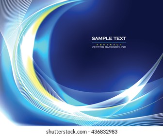 Abstract Shiny Background. Blue Sparkly Illustration.