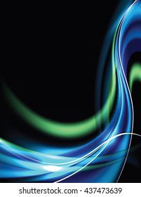 Abstract Shiny Background. Blue Sparkly Illustration.