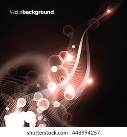 Abstract Shiny Background. Brown Sparkly Illustration.
