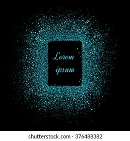 Abstract shiny background. Background for card.  Pearl glitter. Powder with sparkles.