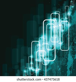 Abstract Shiny Background. Green Sparkly Illustration.