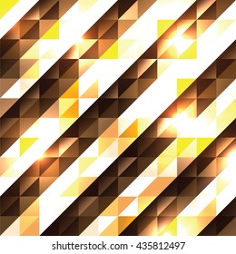 Abstract Shiny Background. Orange Sparkly Illustration.