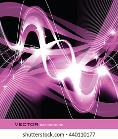 Abstract Shiny Background. Pink Sparkly Illustration.