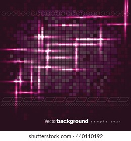Abstract Shiny Background. Pink Sparkly Illustration.