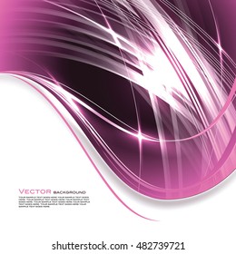 Abstract Shiny Background. Pink Sparkly Illustration.