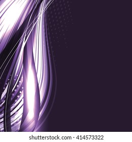 Abstract Shiny Background. Purple Sparkly Illustration.