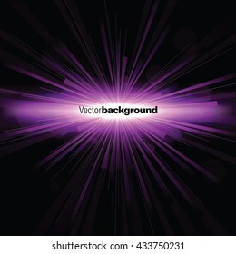 Abstract Shiny Background. Purple Sparkly Explosion.