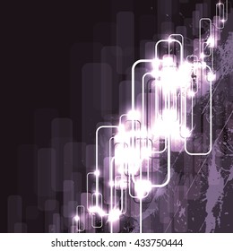 Abstract Shiny Background. Purple Sparkly Illustration.