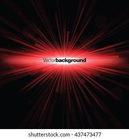 Abstract Shiny Background. Red Sparkly Explosion.