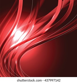 Abstract Shiny Background. Red Sparkly Illustration.