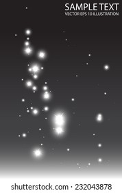 Abstract shiny background sparkles falling illustration - Abstract glitter fall  background design illustration
