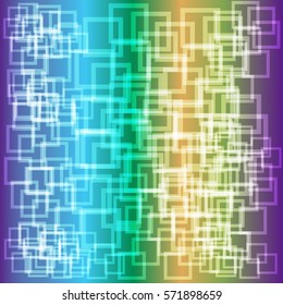 abstract shiny background with transparent squares