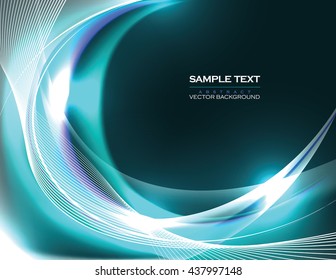 Abstract Shiny Background. Turquoise Sparkly Illustration.