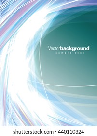 Abstract Shiny Background. Turquoise Sparkly Illustration.