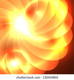 Abstract shiny background with twist curves