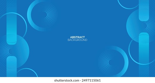 Abstract shiny blue background with dynamic rounded shapes and lines. technology concept. Futuristic technology concept.
