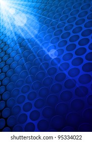 Abstract Shiny Blue Background. Illustration for design