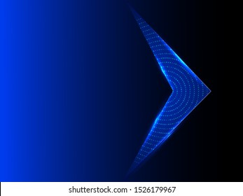 Abstract shiny blue background.  Vector illustration