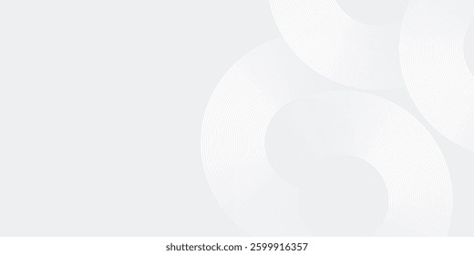 Abstract shiny blue circle lines pattern. Futuristic technology concept. Suit for cover poster modern abstract simple art