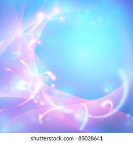 abstract shiny blue vector background