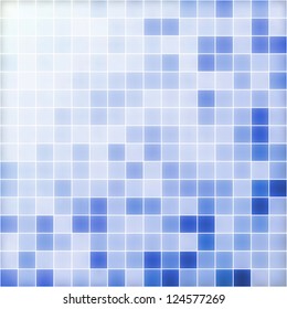Abstract shiny blue white template background with copy space. Vector file