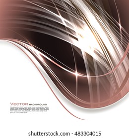 Abstract Shiny Brown Background.