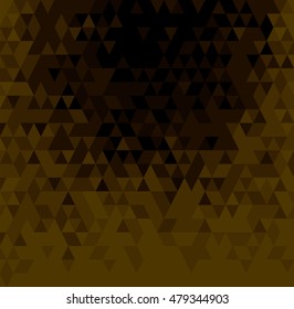 Abstract Shiny Brown Geometric Background. Vector Illustration.