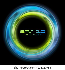 Abstract shiny circles background. Vector logo eps 10