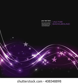 Abstract Shiny Colorful Background. Vector Illustration.