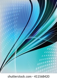 Abstract Shiny Colorful Background. Vector Illustration.