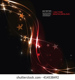 Abstract Shiny Colorful Background. Vector Illustration.