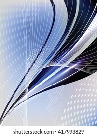 Abstract Shiny Colorful Background. Vector Illustration.