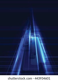 Abstract Shiny Colorful Background. Vector Illustration.