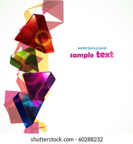 vector abstracto brillante colorido eps10