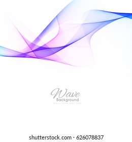 Abstract shiny colorful wave background