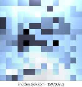 Abstract shiny cubes background. Vector eps10.