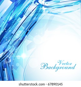 abstract shiny curve wave background