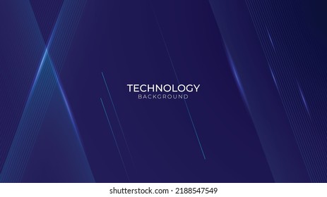 Abstract shiny dark blue background with modern concept. Futuristic background with technology, speed, sports, movement concept. Dynamic composition geometry shapes. Vector illustration