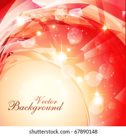 abstract shiny eps10 red color background